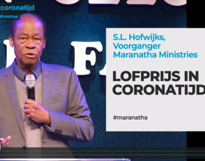 Lofprijzing in coronatijd
